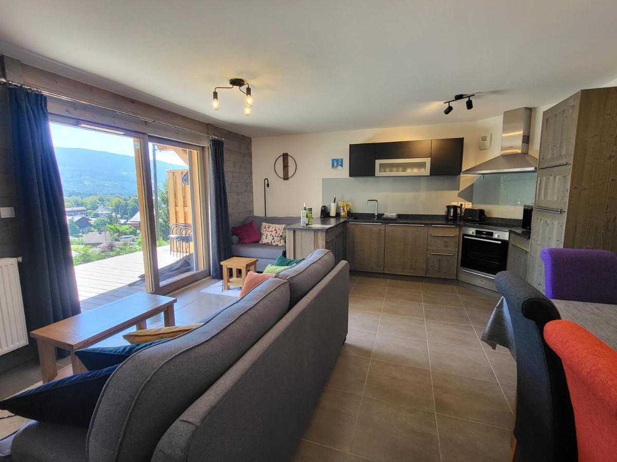 Plein Soleil Modern 3 Bedroom Apartment With Stunning Mountain Views Samoens Luaran gambar